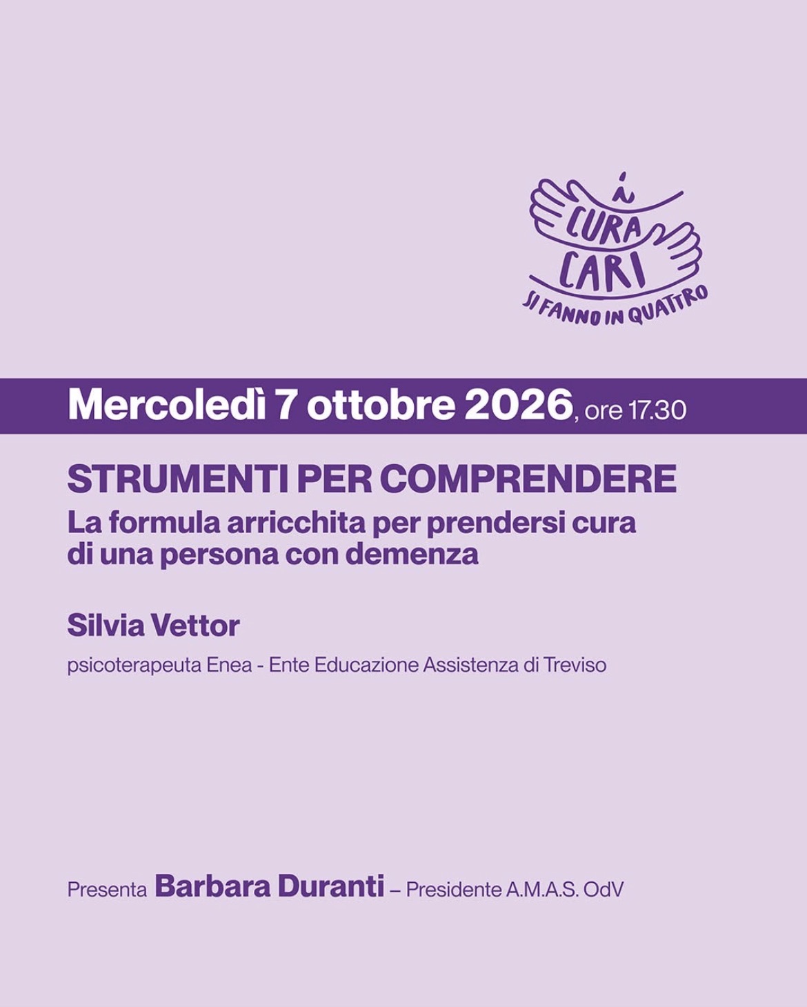 Mercoledì 7 ottobre – ore 17.30